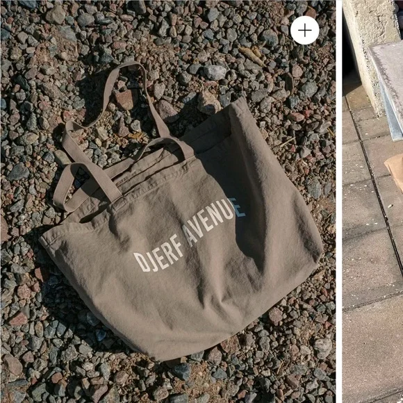 Djerf Avenue oat tan cream tote bag purse NWOT - Picture 2 of 3